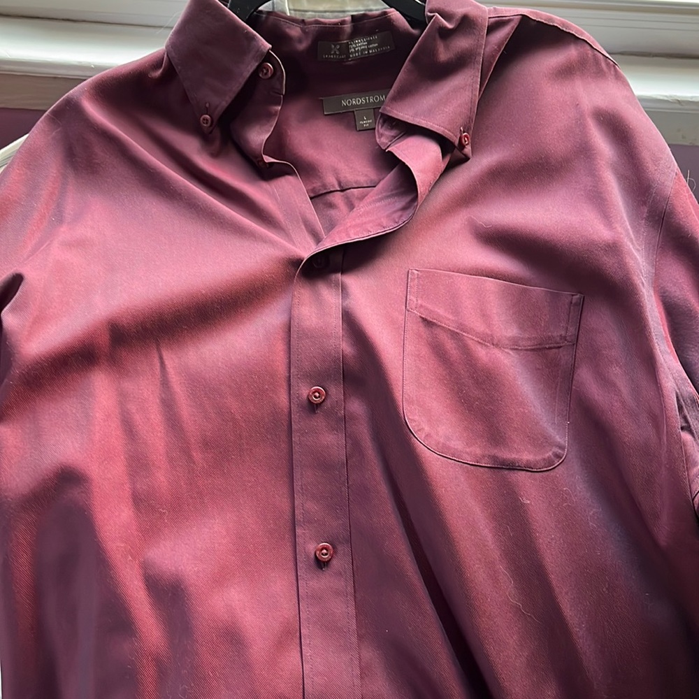 Nordstrom Button Down - Maroon
